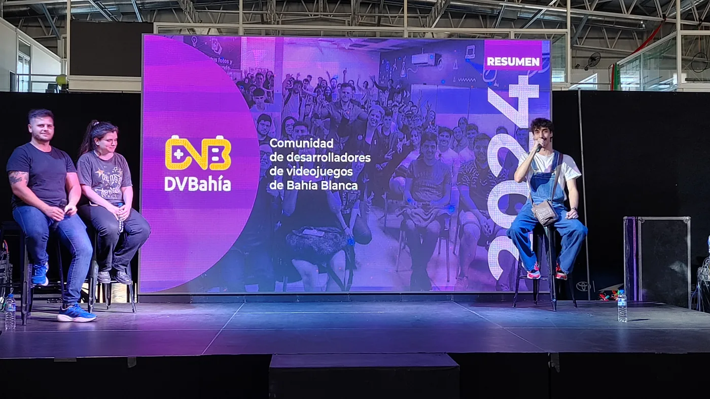 Presentación del resumen 2024 en un escenario